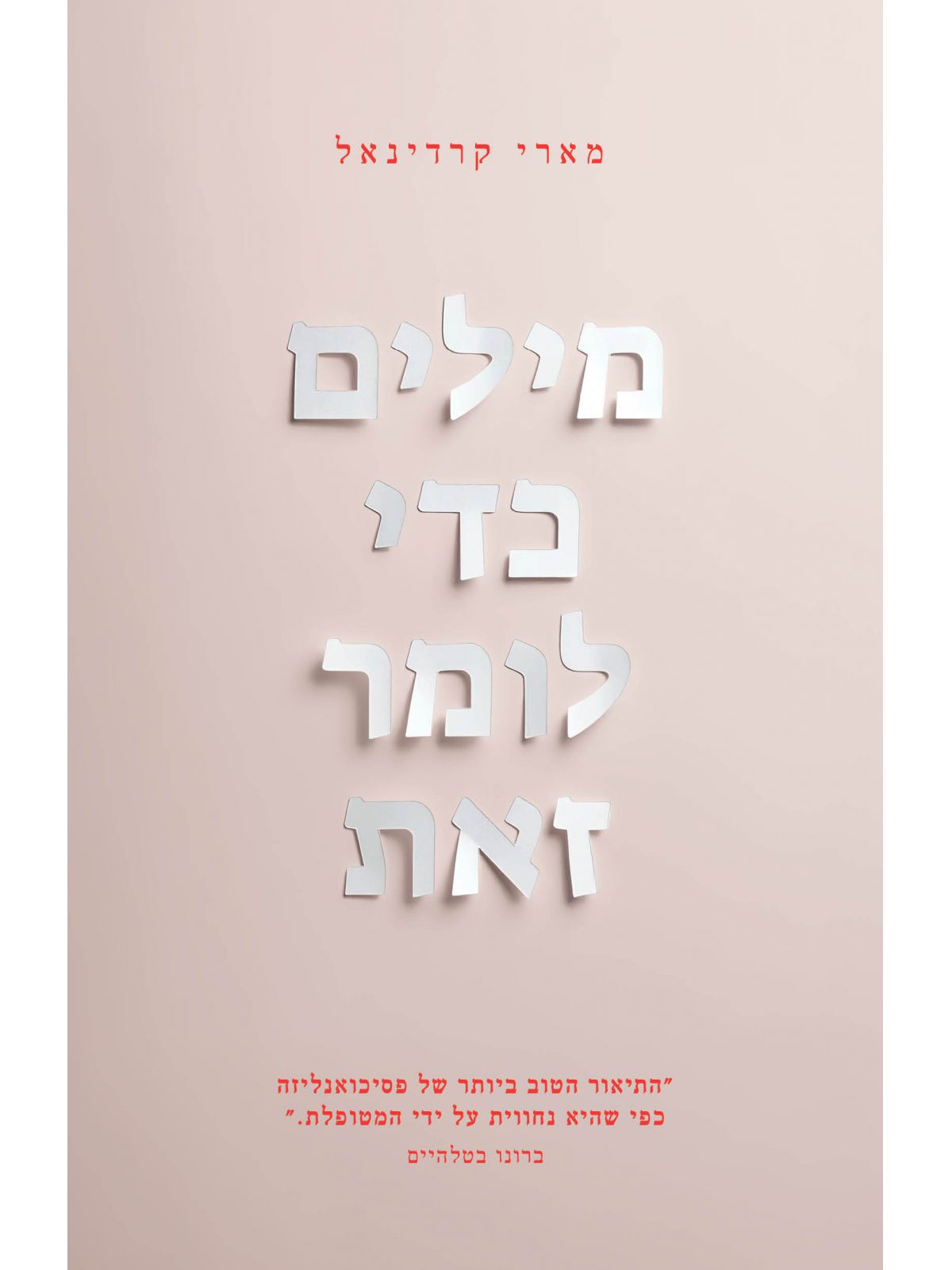 מילים כדי לומר זאת