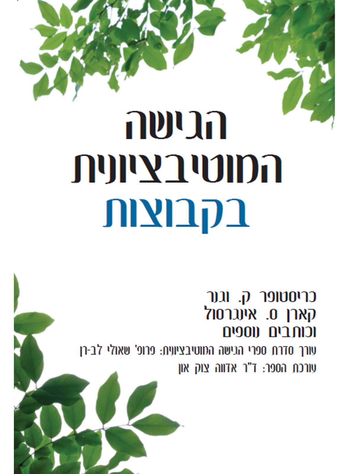 הגישה המוטיבציונית בקבוצות