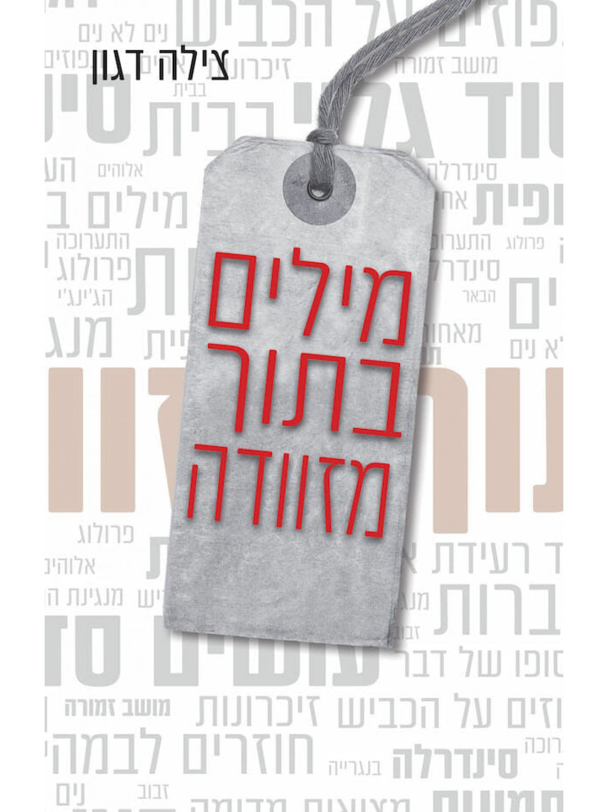 מילים בתוך מזוודה