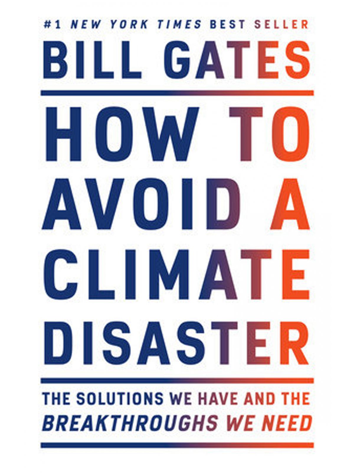 HOW TO AVOID A CLIMATE DISASTER