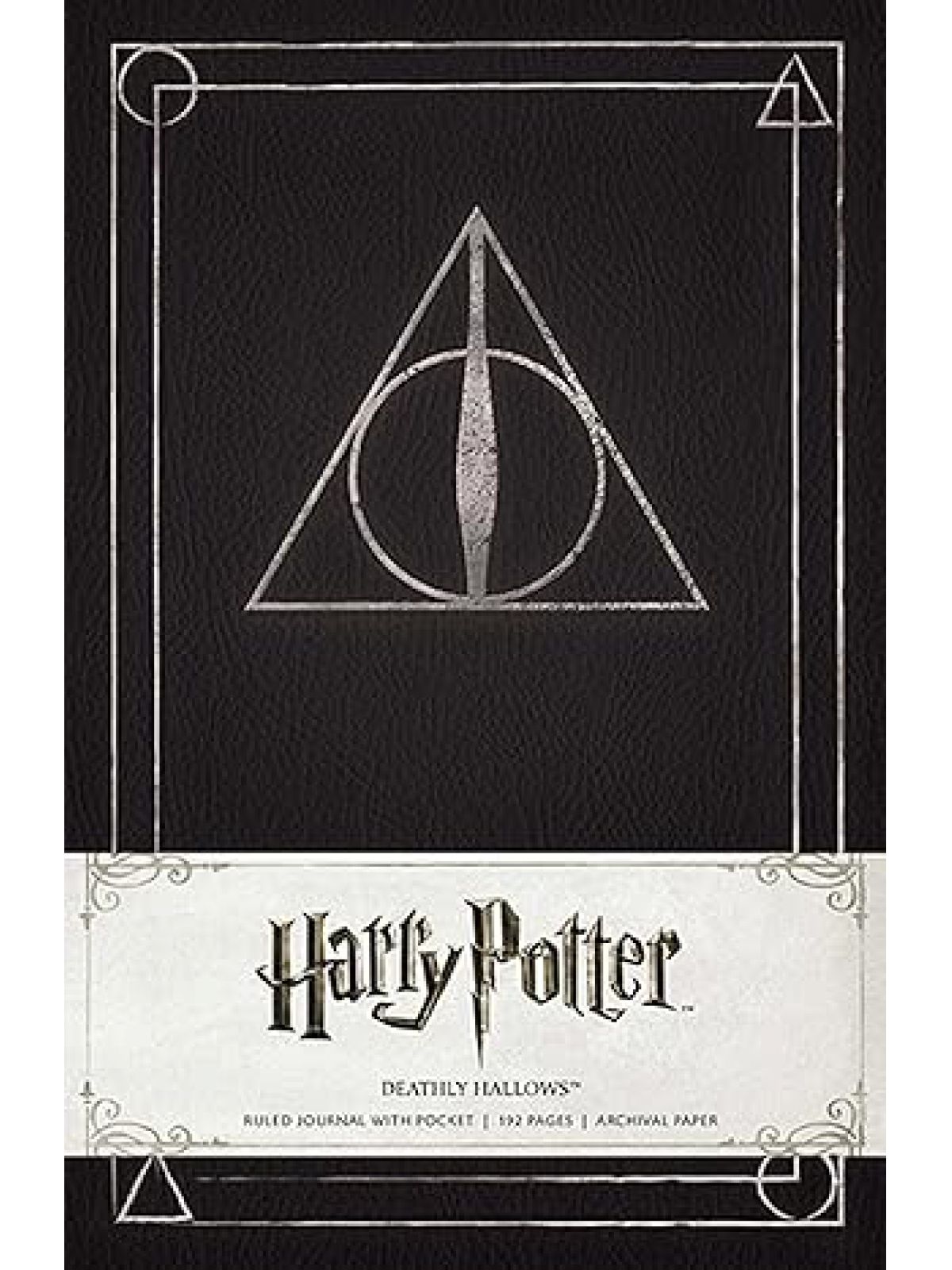 HARRY POTTER DEATHLY HALLOWS HARDCOVER RULED JOURNAL