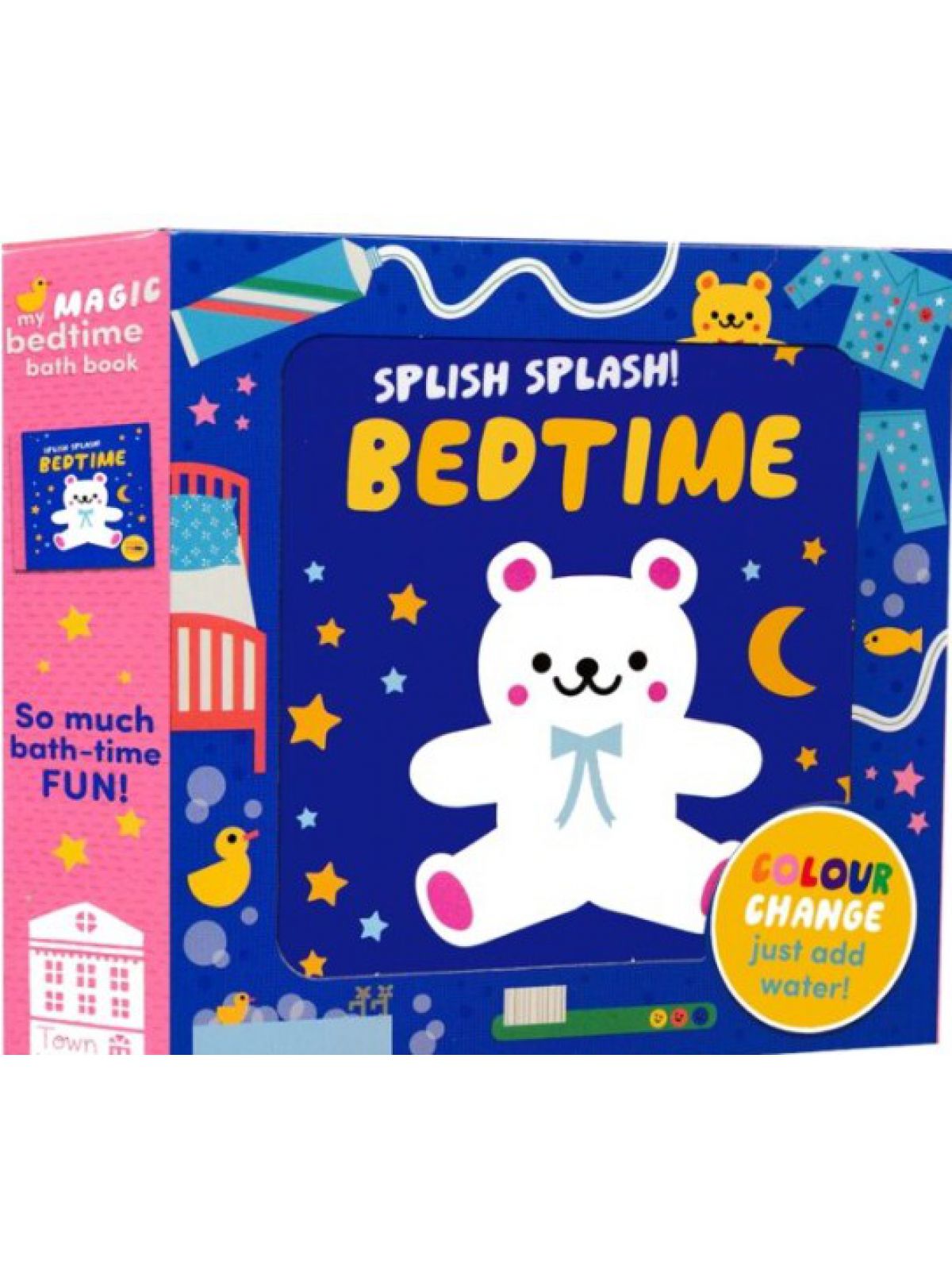 COLOUR CHANGING BATH BOOK MY LITTLE BEDTIME