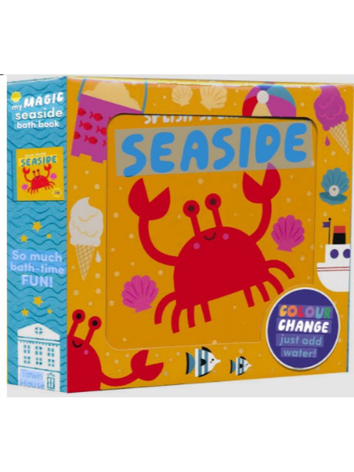 COLOR CHANGING BATH BOOK MY LITTLE SEASIDE