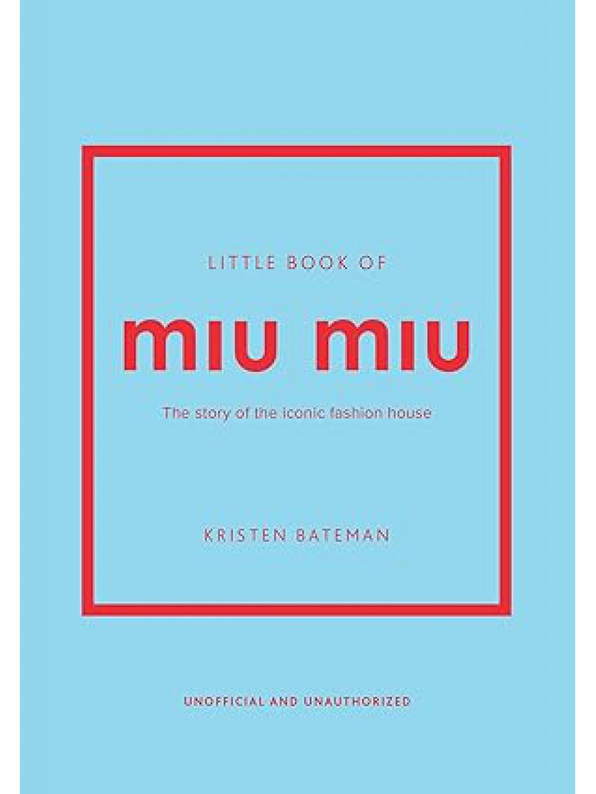 LITTLE BOOK OF MIU MIU