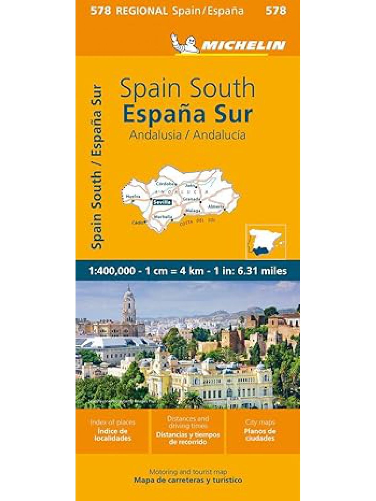SPAIN SOUTH ANDALUCÍA MAP