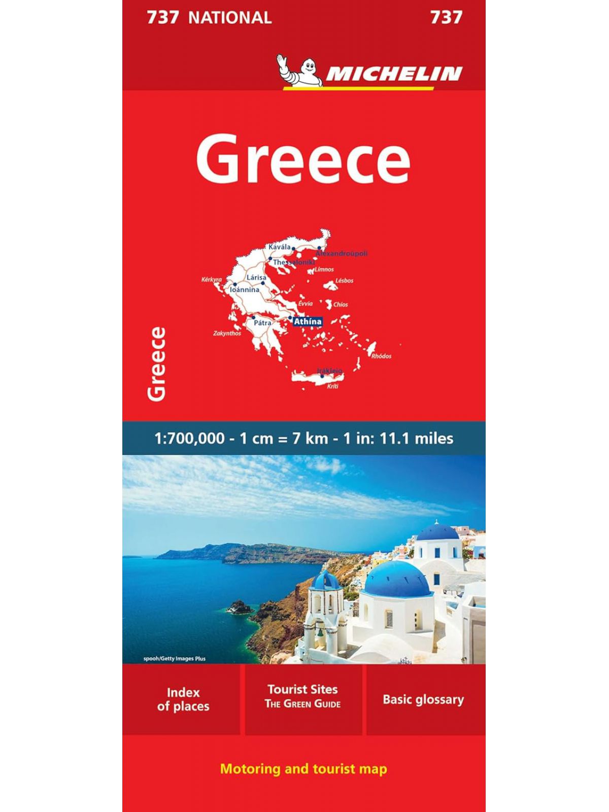 GREECE  MICHELIN MAP 737