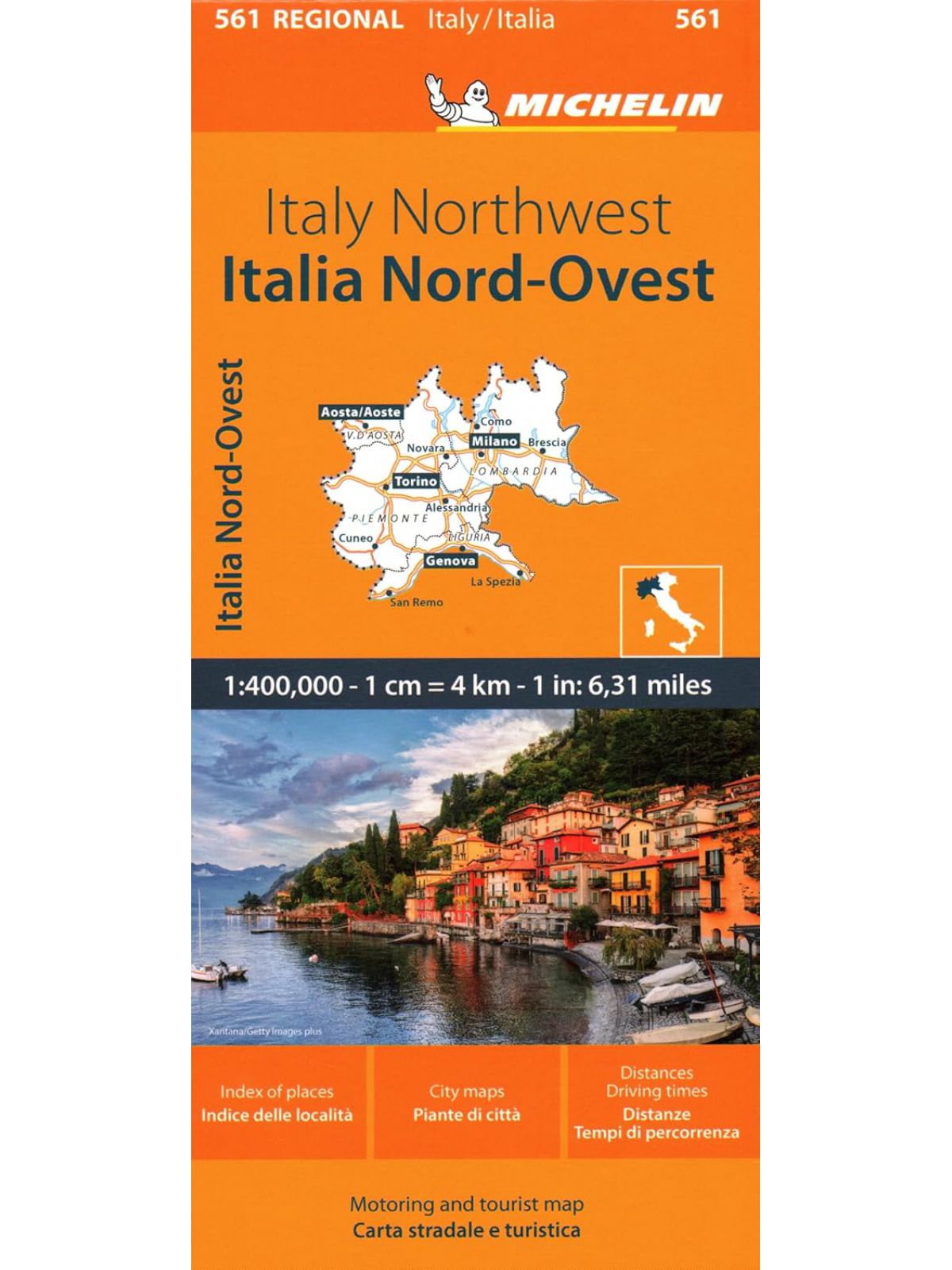ITALY NORTH WEST LOMBARDIA PIEMONTE VALLE D’AOSTA LIGURIA 561 MAP
