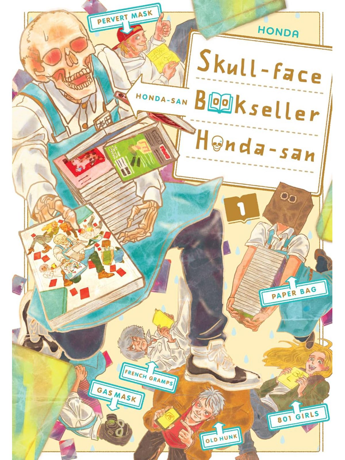 SKULL FACE BOOKSELLER HONDA SAN VOL 1