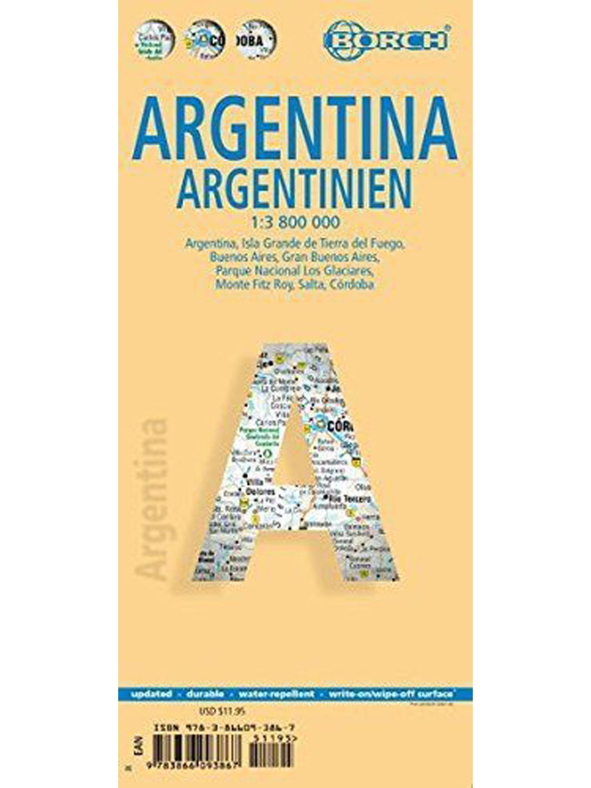 ARGENTINA BORCH MAP