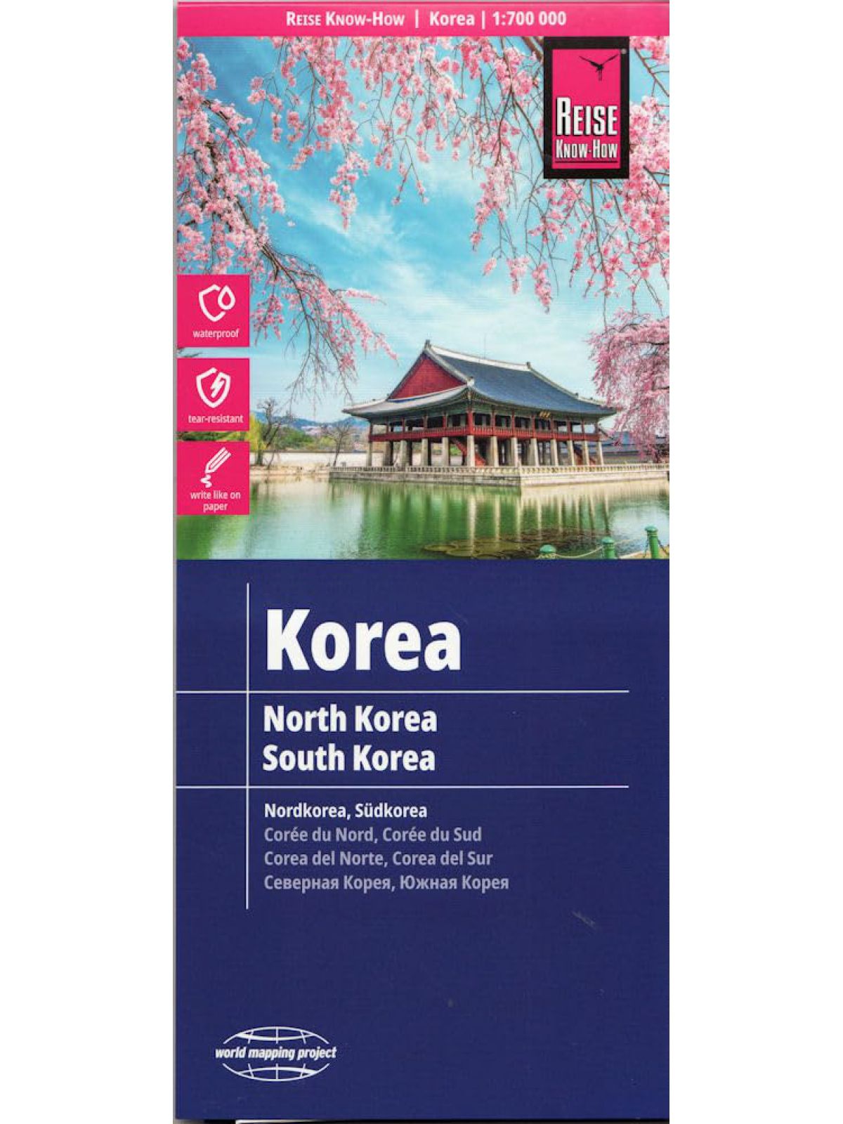 KOREA NORTH AND SOUTH WORLD MAP