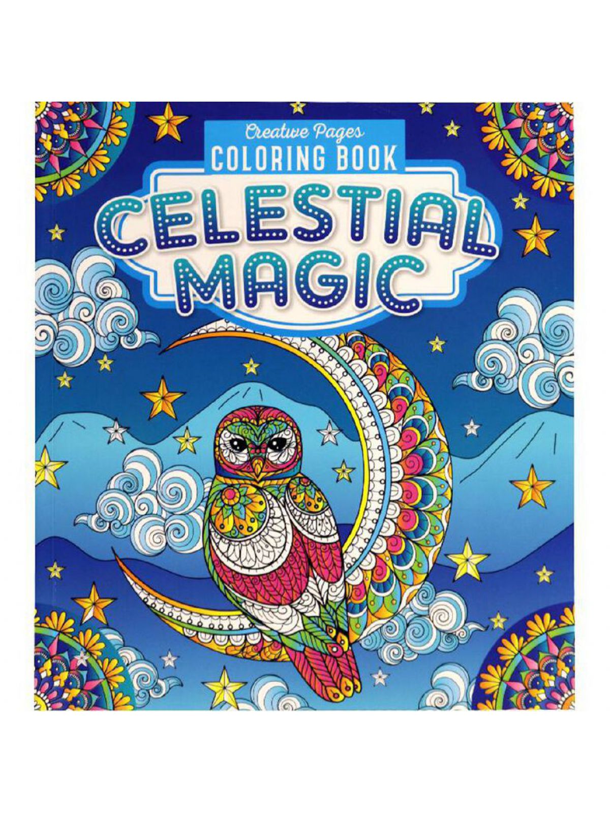 CREATIVE PAGES CELESTIAL MAGIC COLORING BOOK
