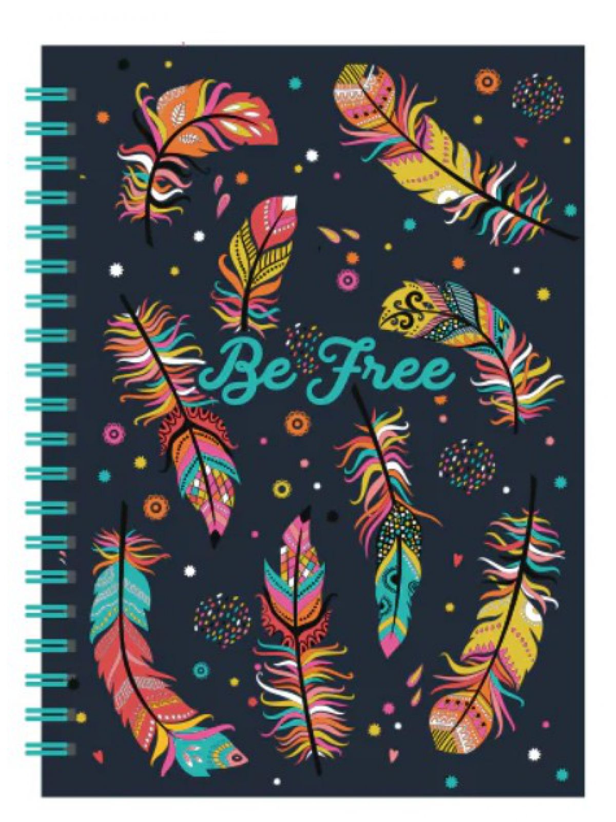 COLORFUL FEATHERS JOURNAL