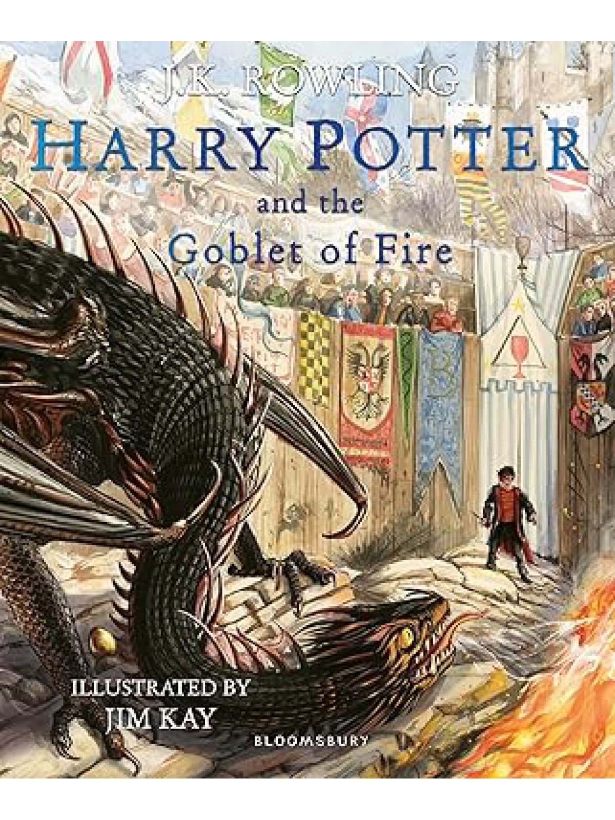 HARRY POTTER AND THE GOBLET OF FIRE  ILLUSTRATED EDITION (PB)