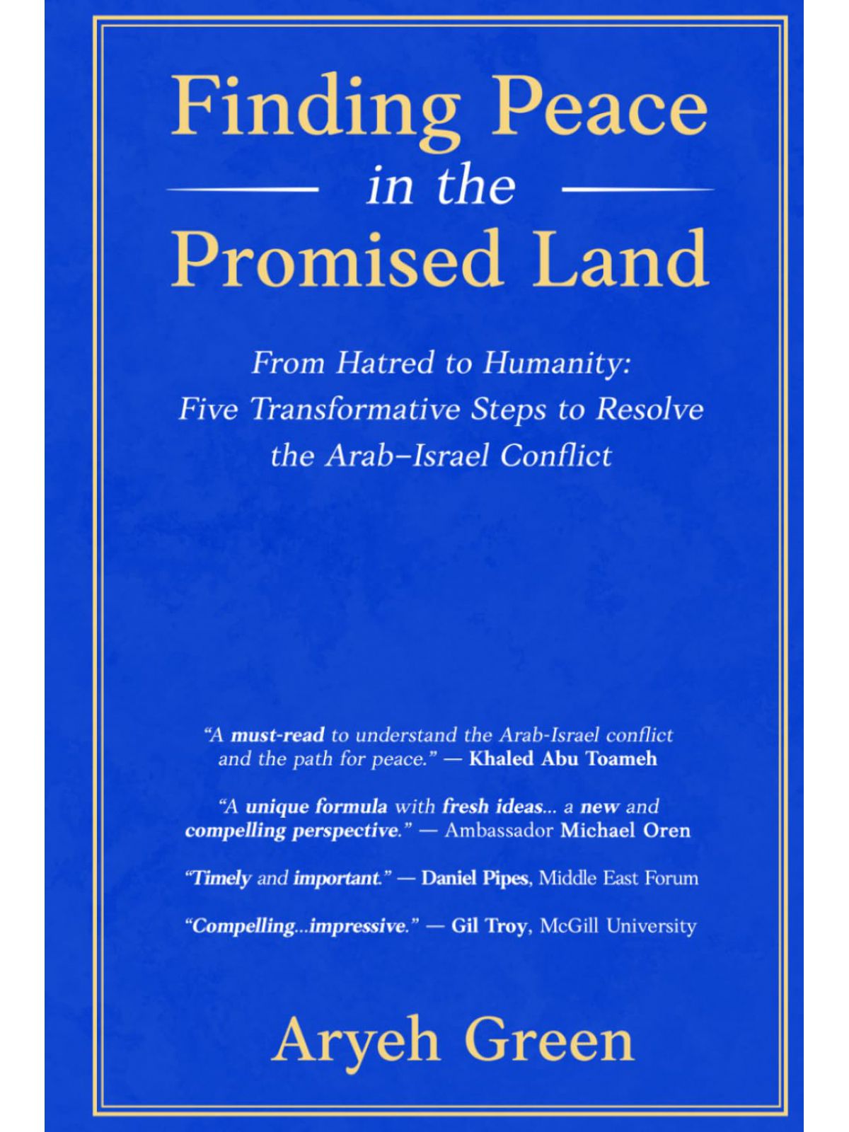 FINDING PEACE IN THE PROMISED LAND