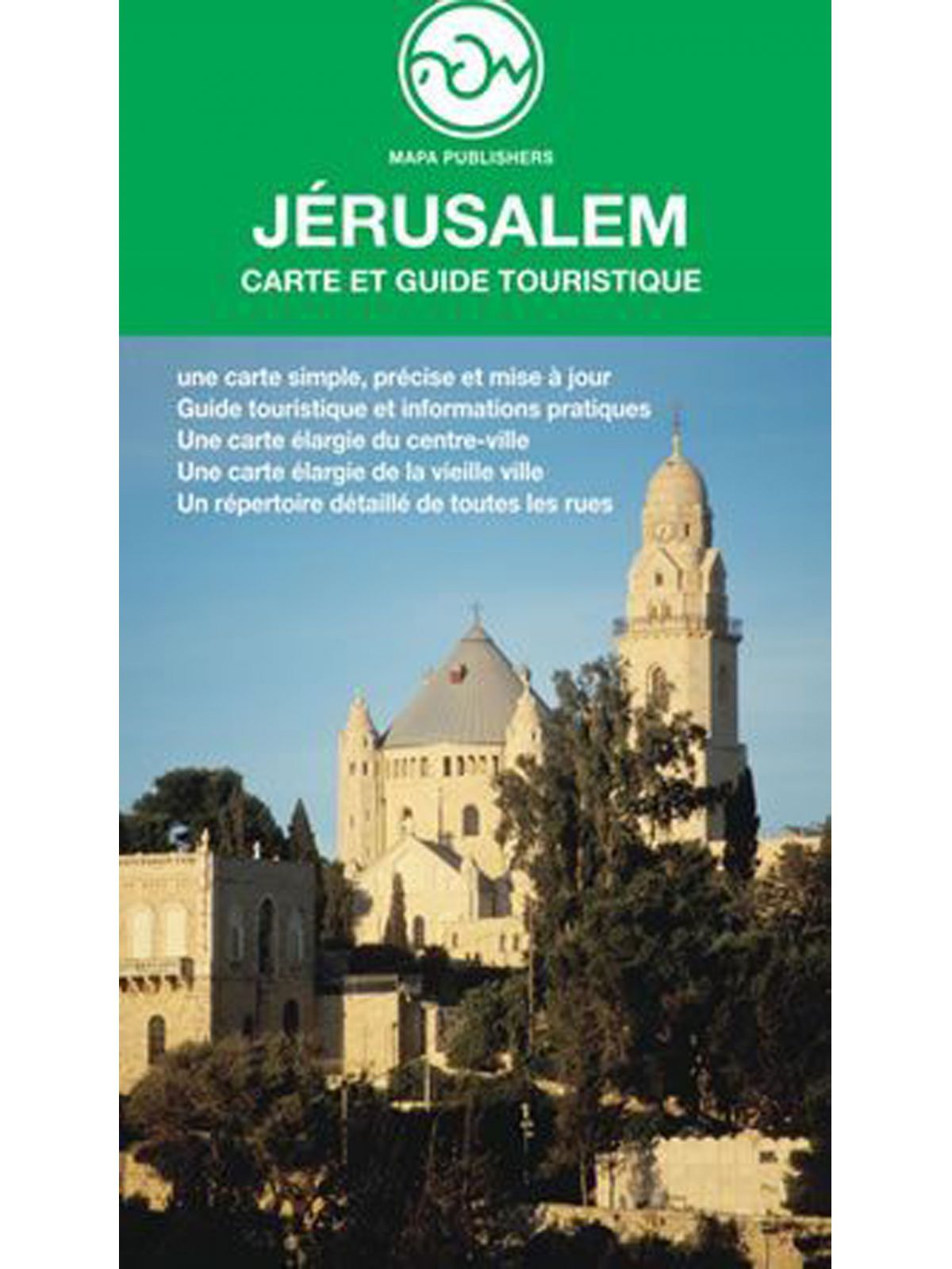 JERUSALEM TOURIST MAP(FR)