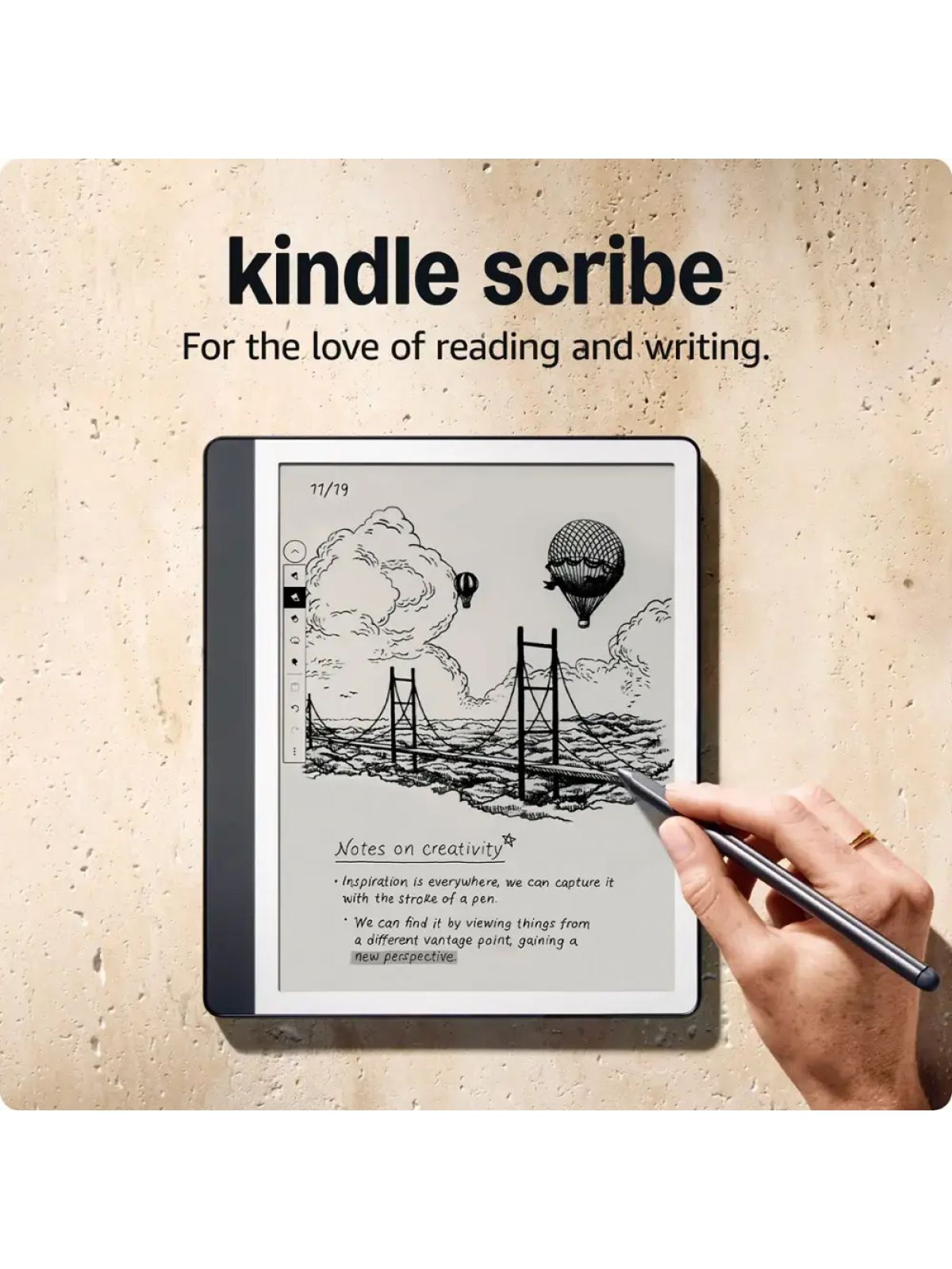 קינדל סקריב ”10.2 עם עט   64 ג’יגה-ביט  2024