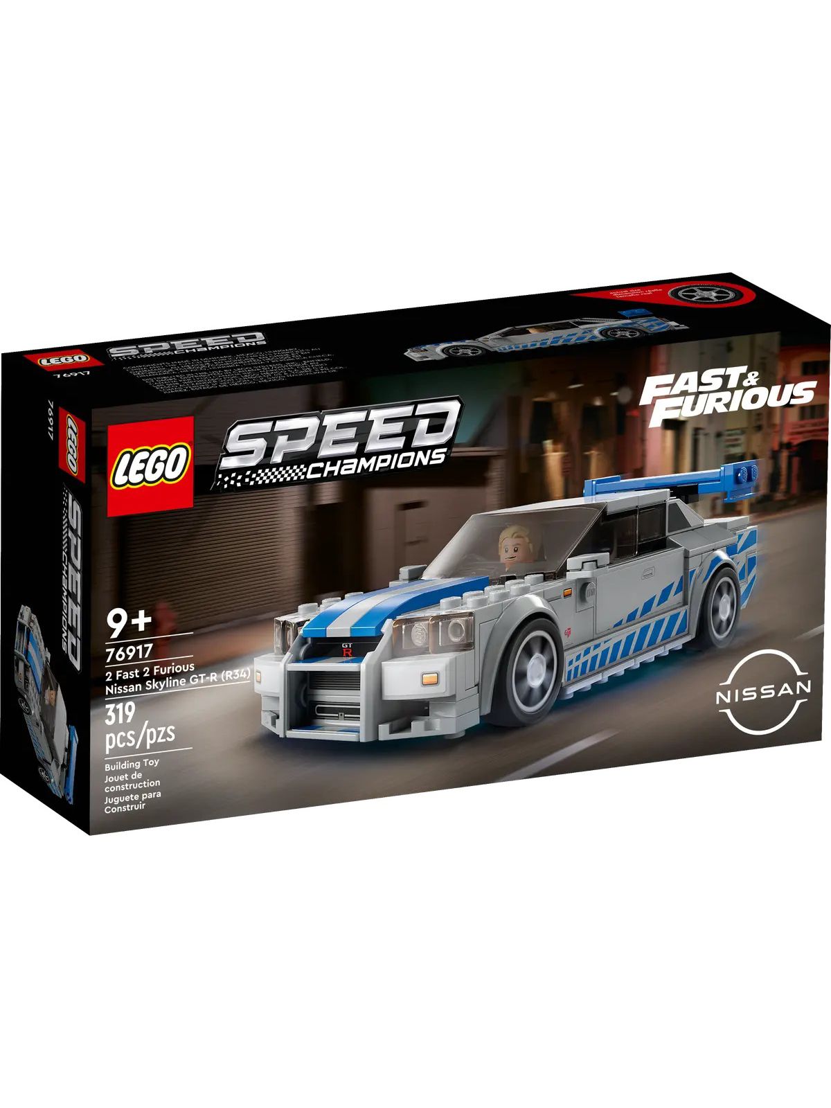 מהיר ועצבני לגו Nissan Skyline GT-R Lego Speed Champions 76917