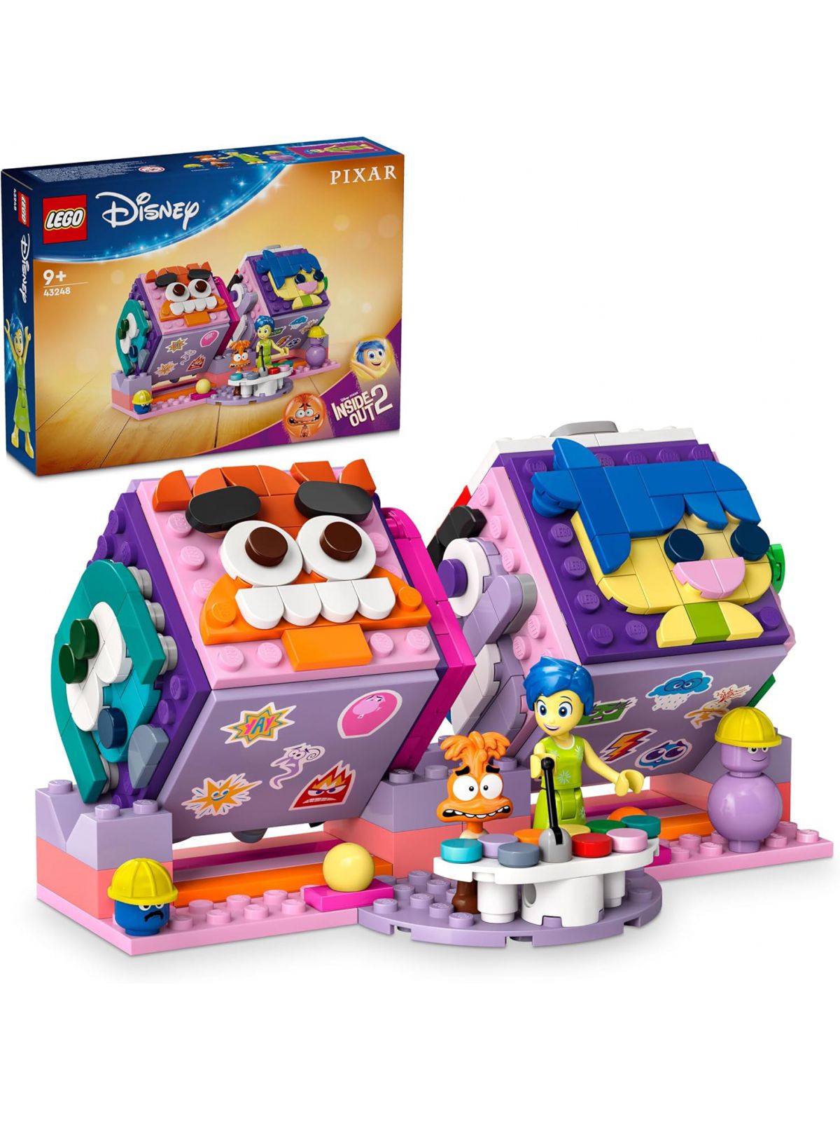 הקול בראש קוביות מצב הרוח לגו דיסני LEGO Disney 43248
