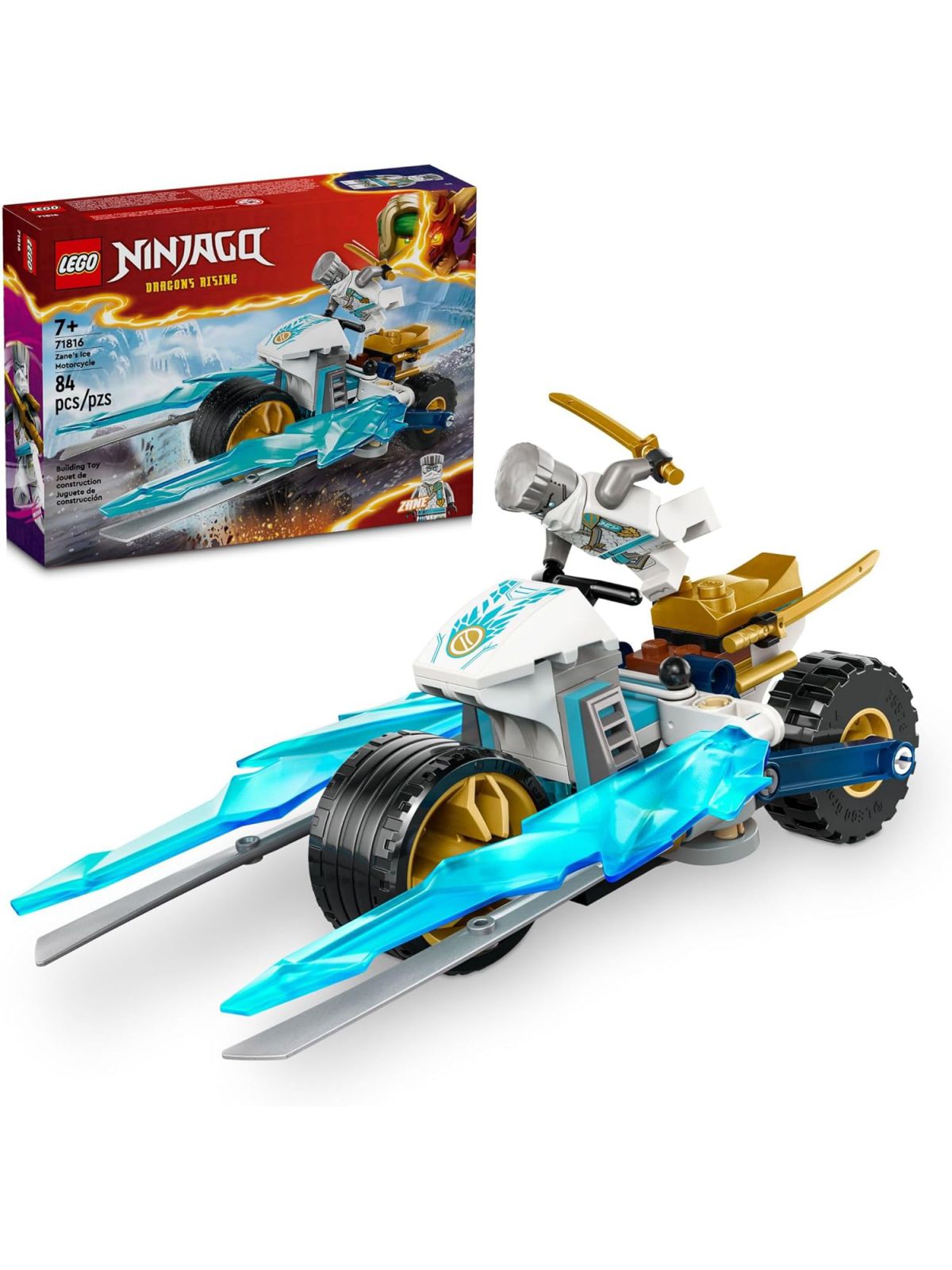 אופנוע הקרח של זאין לגו LEGO Ninjago 71816