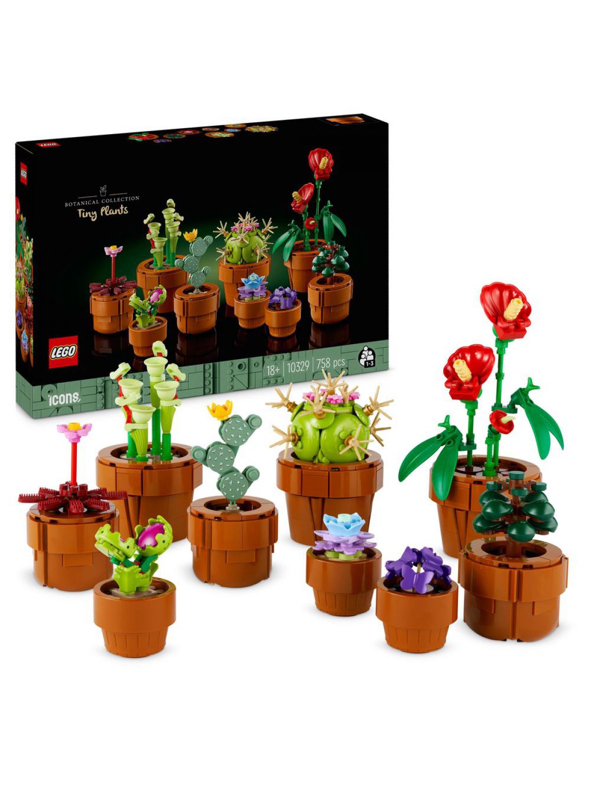 צמחים זעירים לגו LEGO Icons 10329