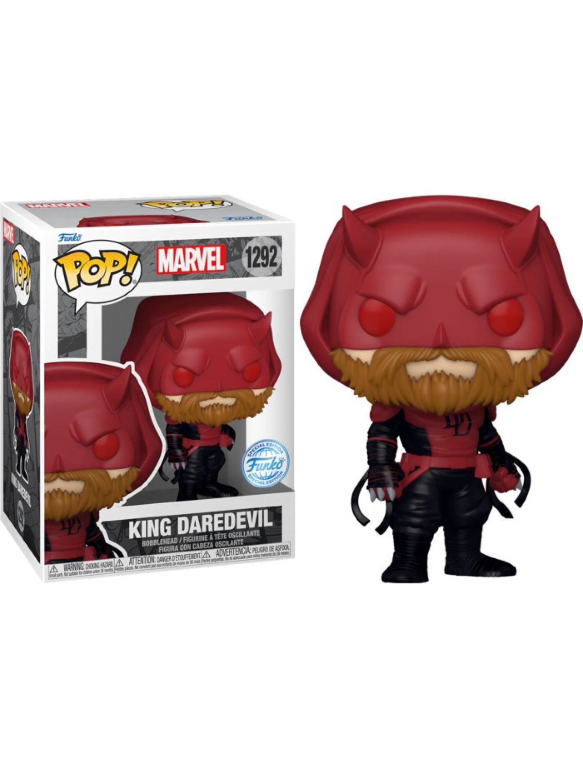 פופ המלך דרדוויל אקסלוסיבי - Funko POP Marvel
