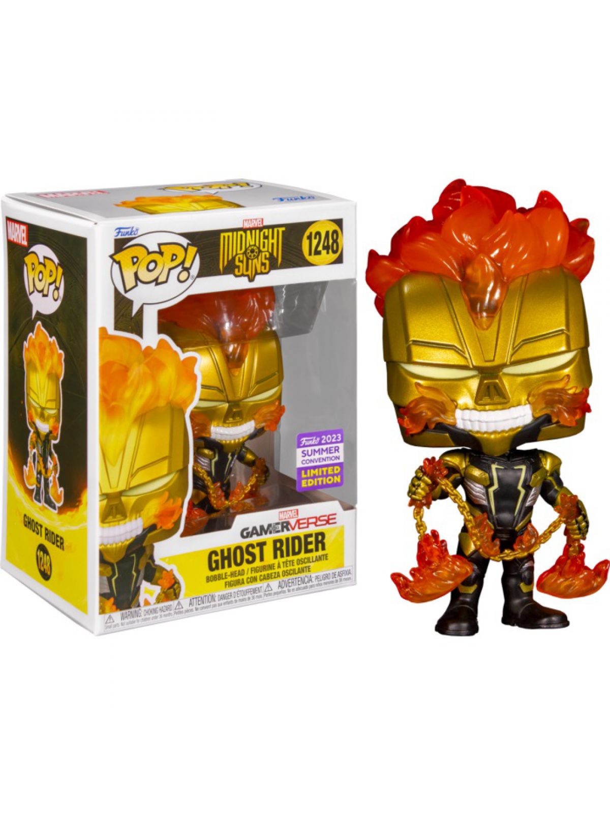 פופ גוסט ריידר מהדורה מיוחדת - גרסת כנס קיץ בלעדית Funko POP Marvel’s Midnight Suns