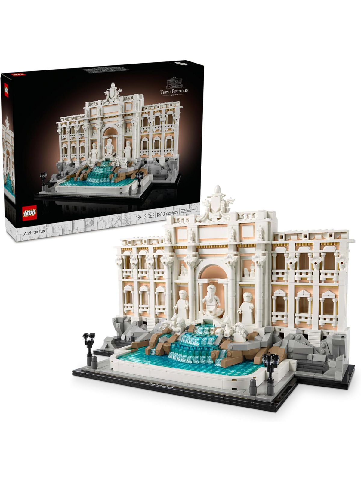 מזרקת טרווי ברומא לגו ארכיטקטורה 21062 Lego