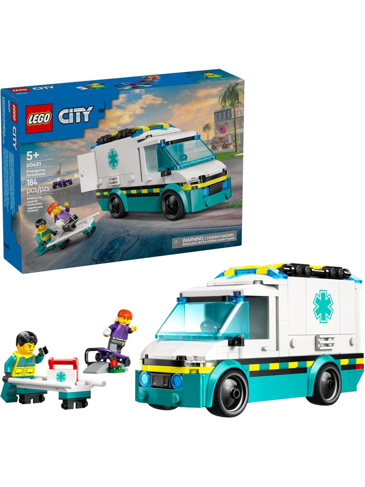 אמבולנס לשעת חירום לגו LEGO City 60451