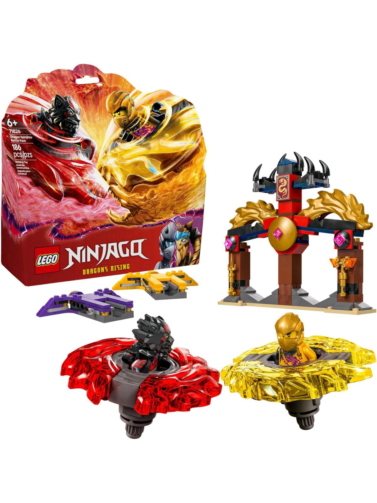 חבילת הקרב של הדרקון ספינג’יטסו לגו LEGO Ninjago 71826
