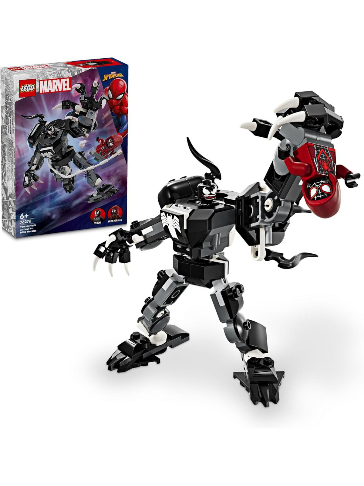 ונום משוריין נגד מיילס מוראלס לגו LEGO Super Heroes Marvel 26276