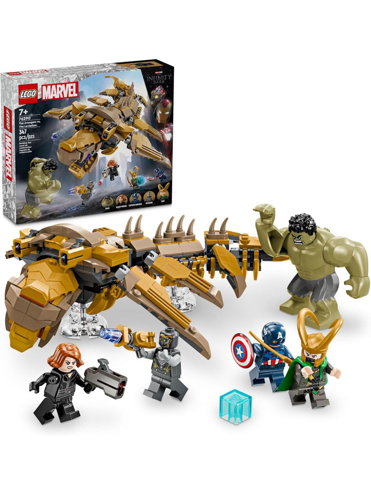 הנוקמים נגד לווייתן לגו LEGO Super Heroes Marvel 76290