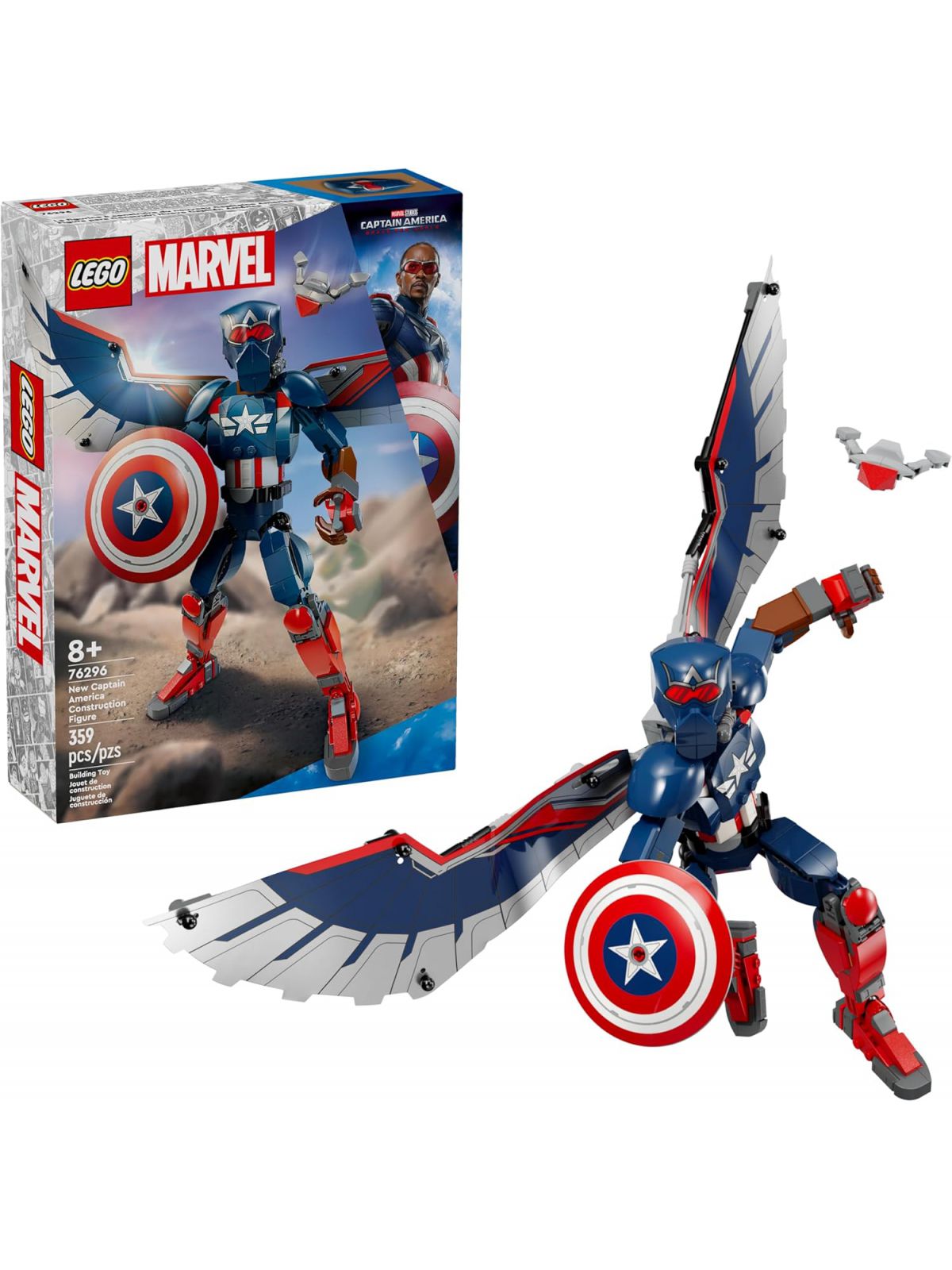 קפטן אמריקה החדש לגו LEGO Super Heroes Marvel 76296