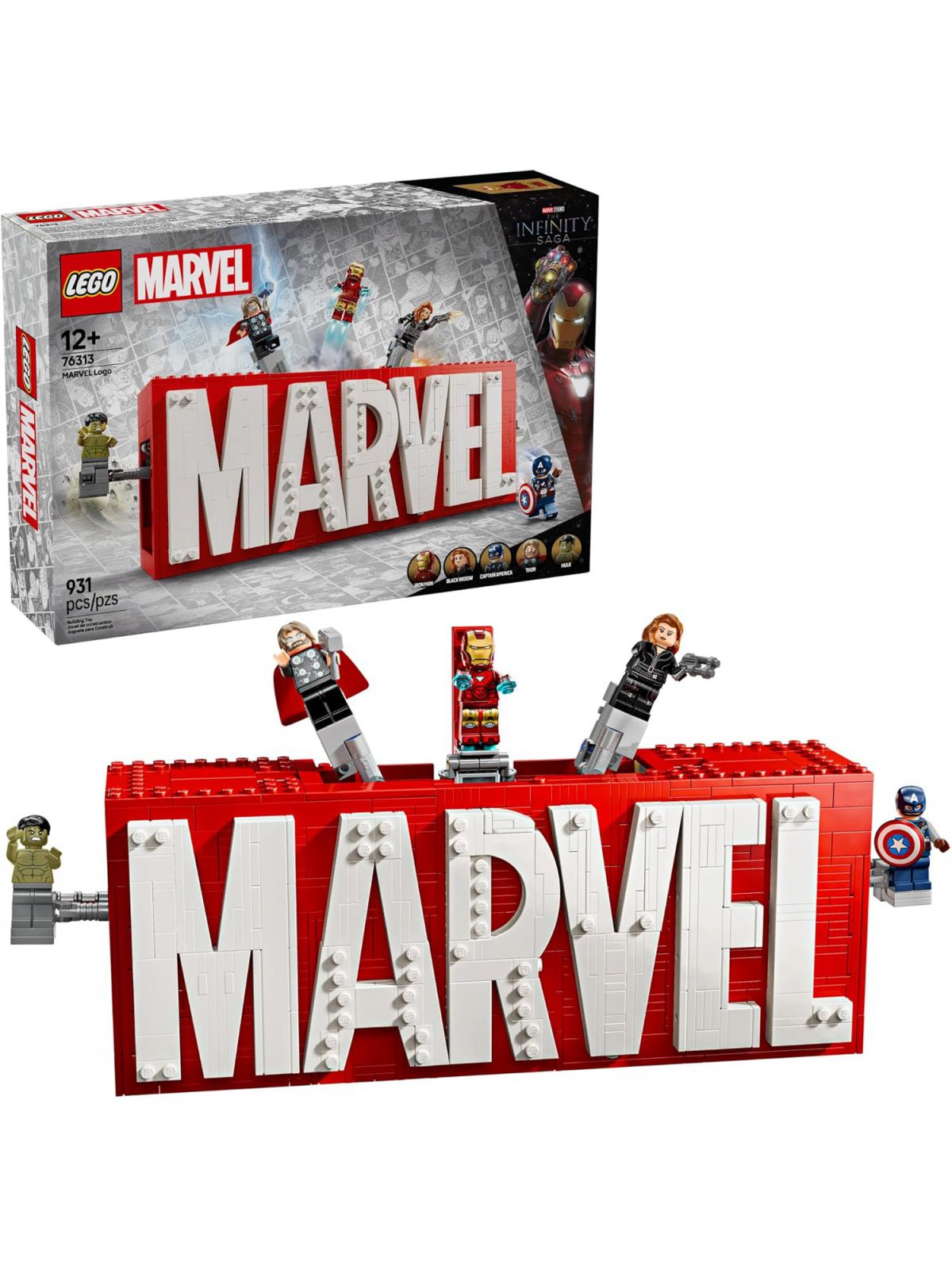 הלוגו של מארוול לגו LEGO Super Heroes Marvel 76313