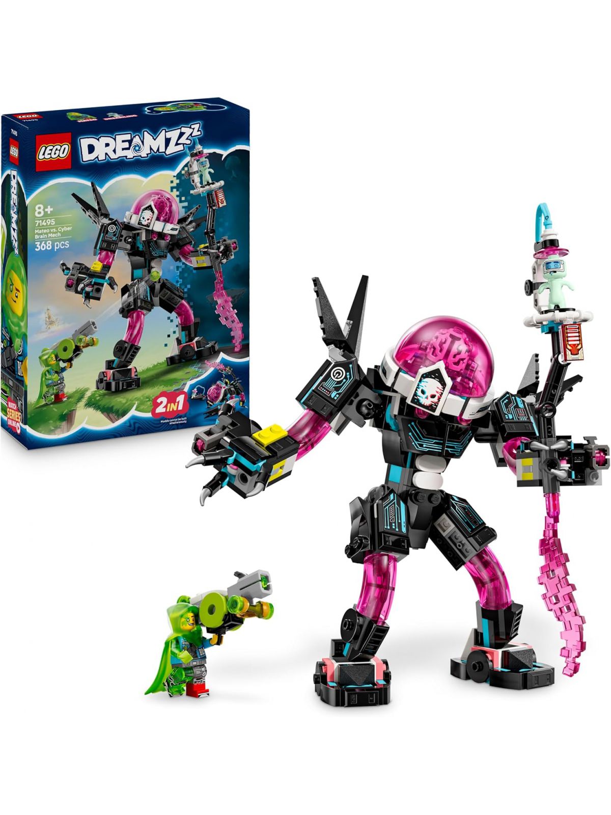 מטאו נגד רובוט מח הסייבר לגו 71495 LEGO DREAMZzz