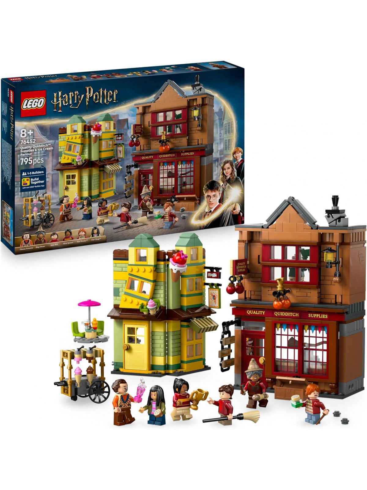 חנות ציוד קווידיץ איכותי וגלידריה לגו LEGO Harry Potter-76452