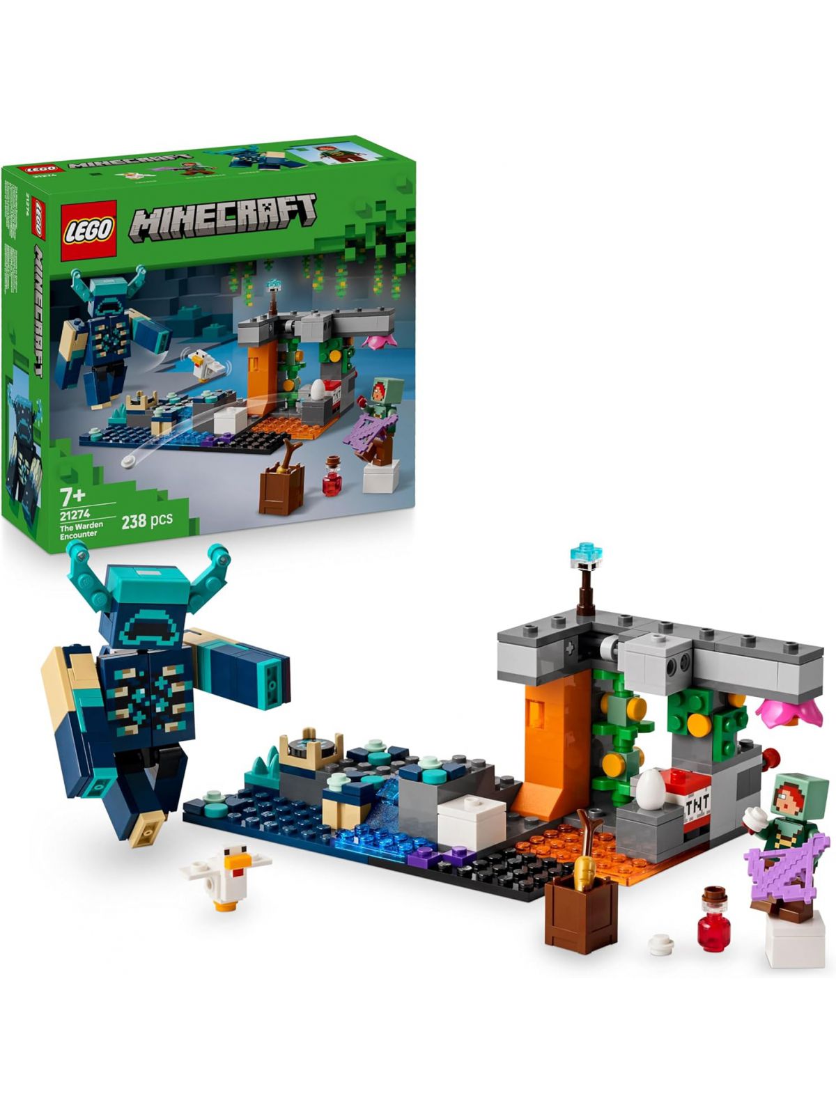 היתקלות עם ווארדן לגו 21274 LEGO Minecraft