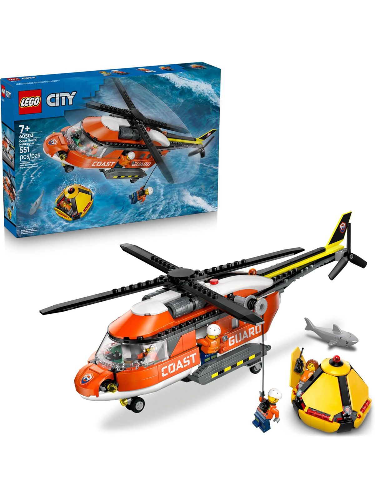 מסוק משמר החופים לגו סיטי 60503 LEGO City