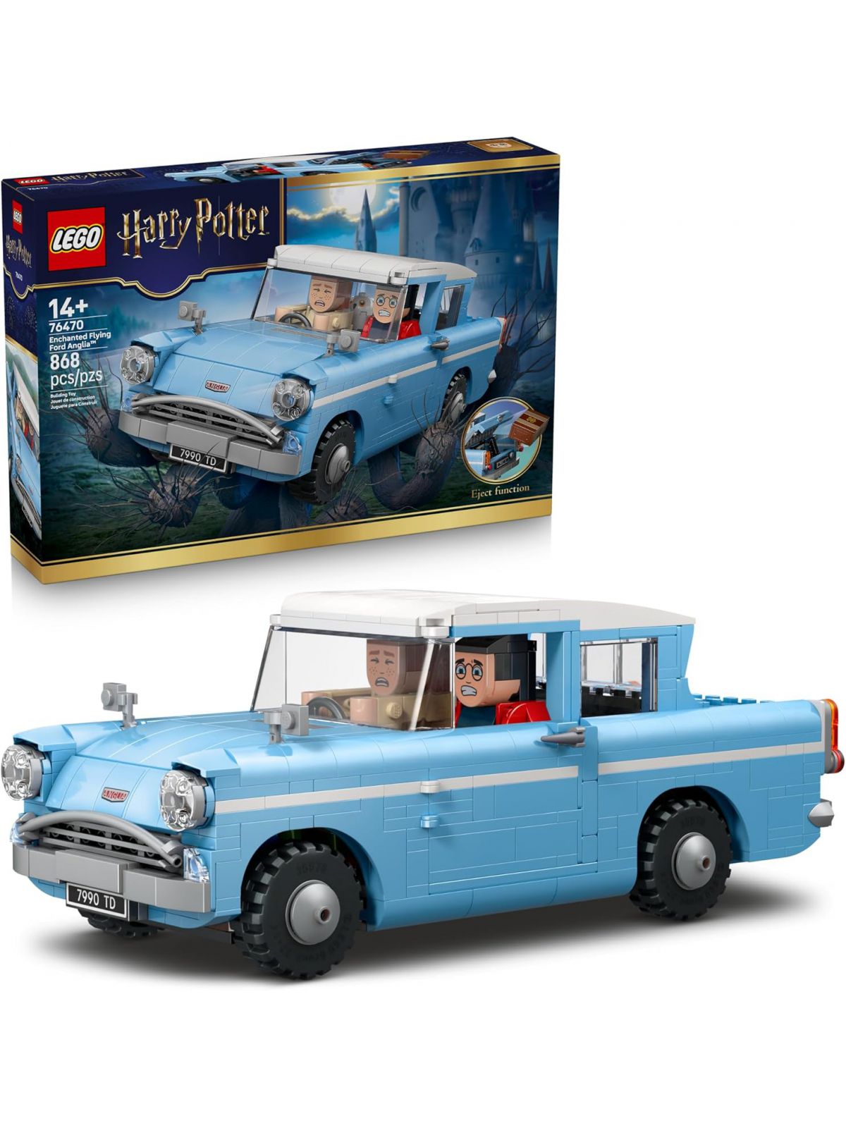 פורד אנגליה המכושפת המעופפת לגו הארי פוטר LEGO Harry Potter 76470