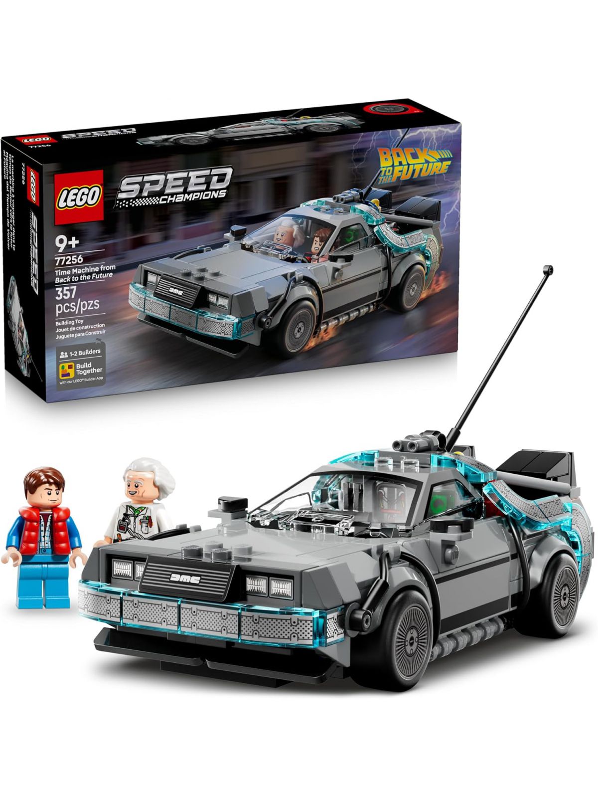 מכונת הזמן מהסרט בחזרה לעתיד לגו Lego Speed Champions 77256