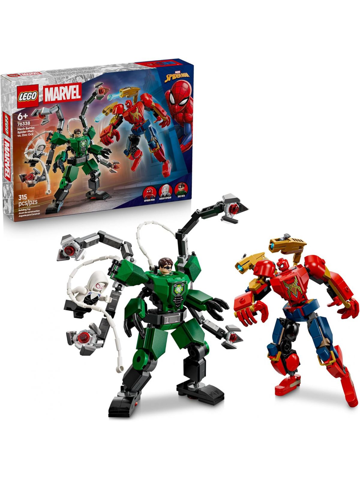 ספיידרמן נגד דוק אוק לגו LEGO Super Heroes Marvel 76338