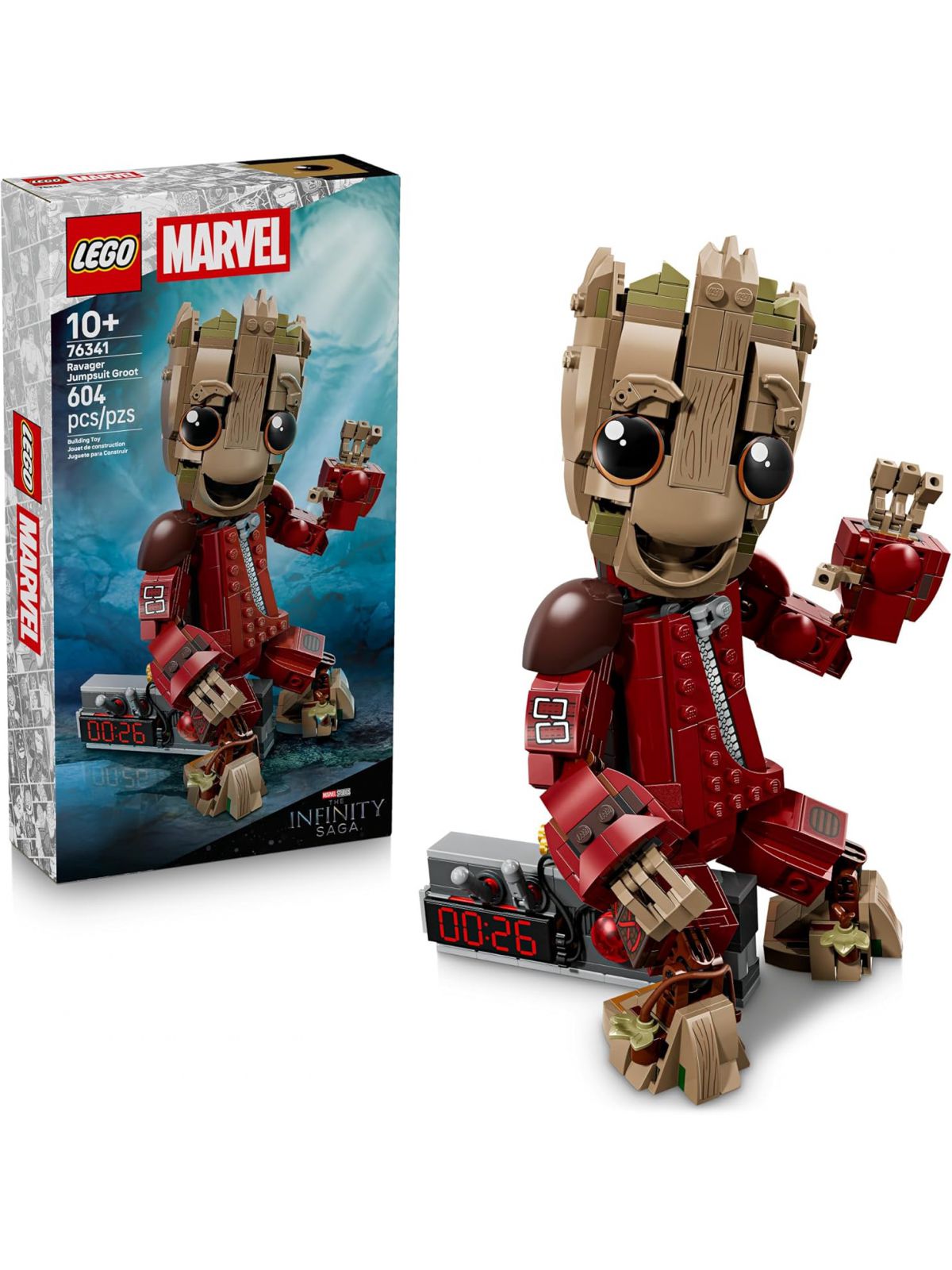 גרוט בחליפת ראוואגר לגו LEGO Super Heroes Marvel 76341