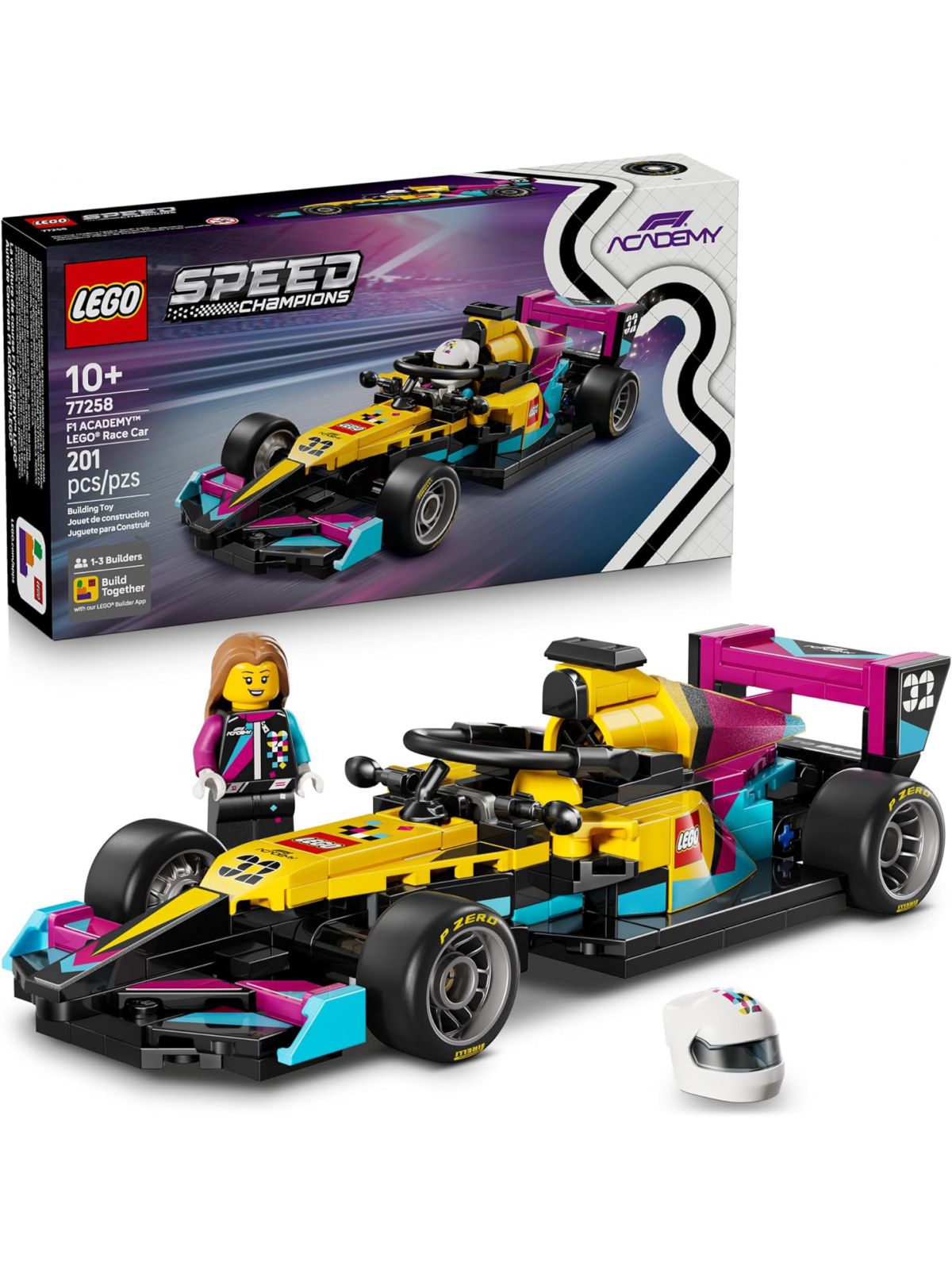 מכונית מרוץ של אקדמיית הפורמולה 1 לגו Lego Speed Champions 77258