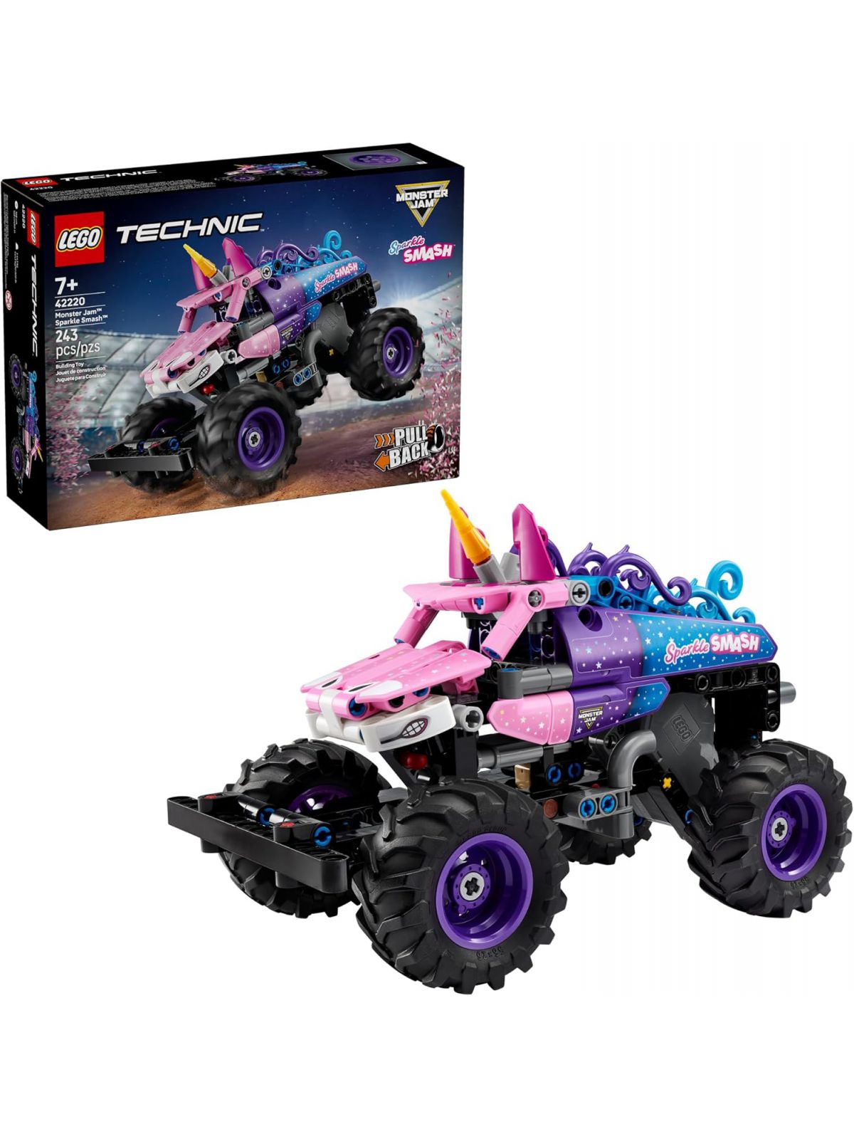 מונסטר ג’אם SPARKLE SMASH לגו טכניק 42220 LEGO Technic