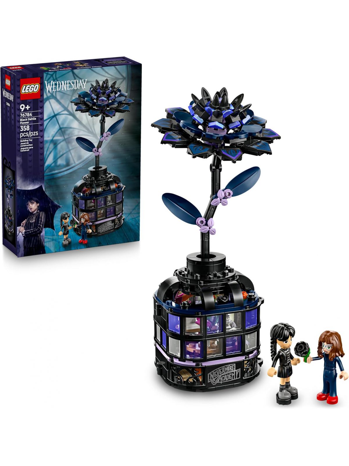 פרח הדליה השחור לגו 76784 WEDNESDAY LEGO