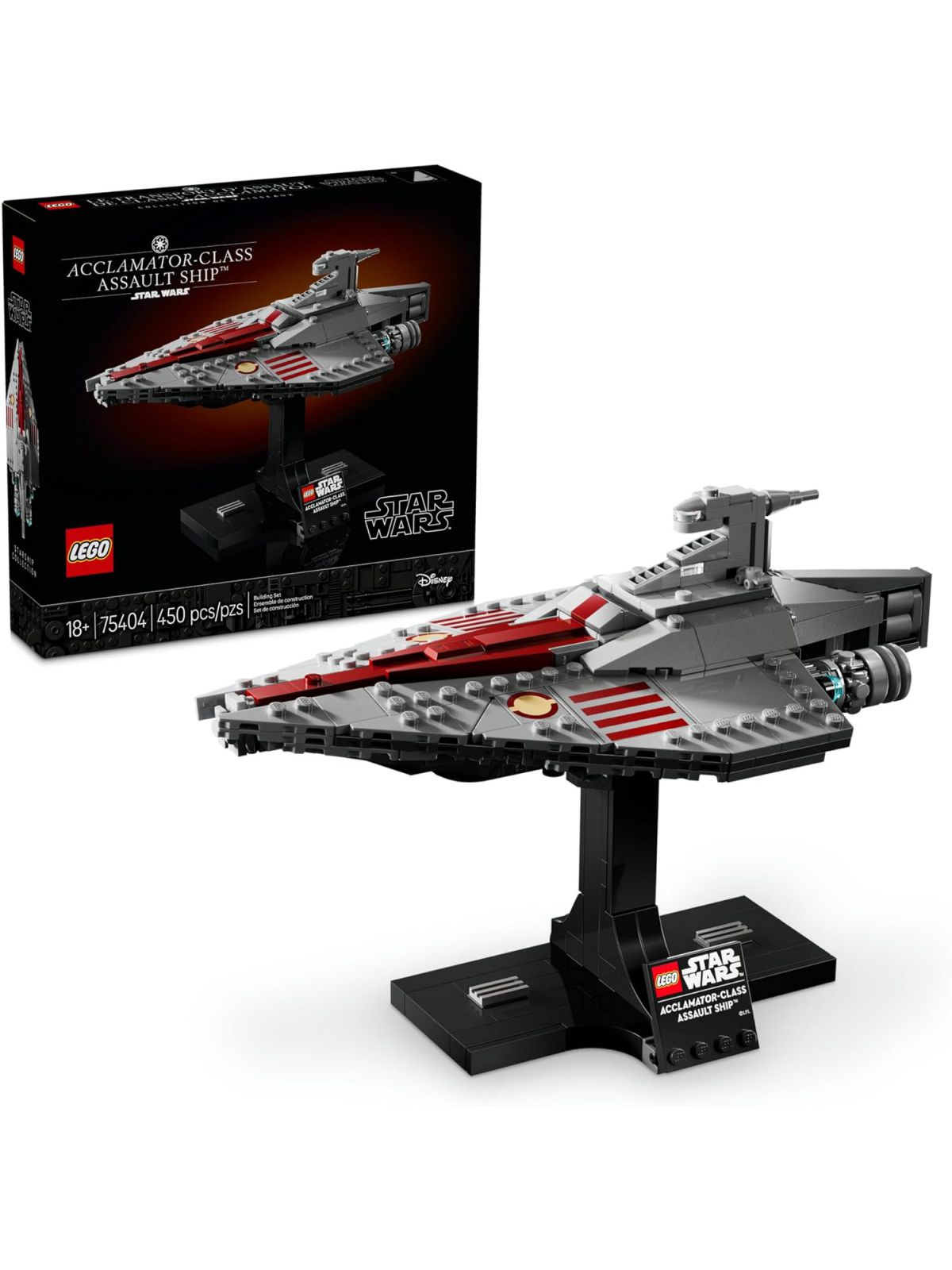 ACCLAMATOR CLASS ASSAULT SHIP מלחמת הכוכבים לגו LEGO Star Wars 75404