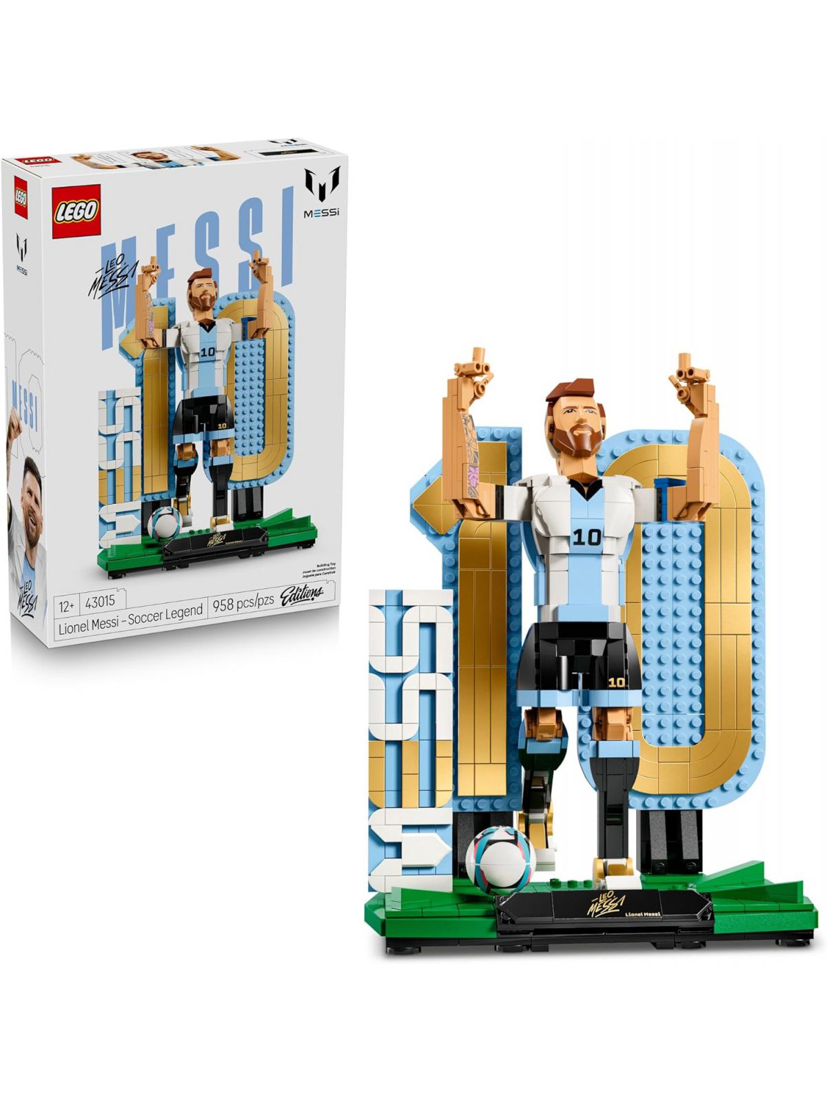 ליונל מסי אגדת כדורגל לגו LEGO EDITIONS SPORTS 43015