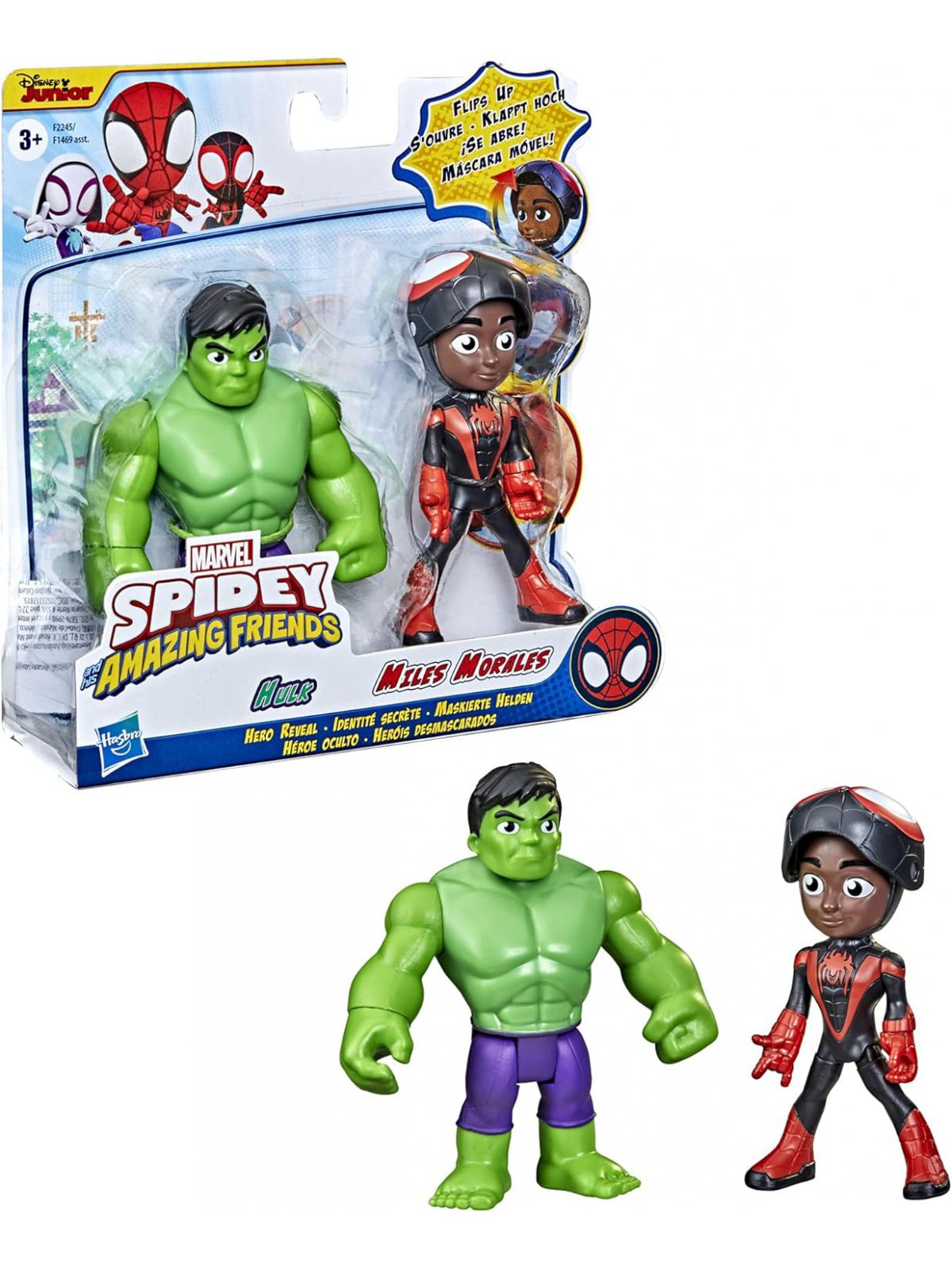 ספיידי מיילס מוראלס והענק הירוק- זוג דמויות