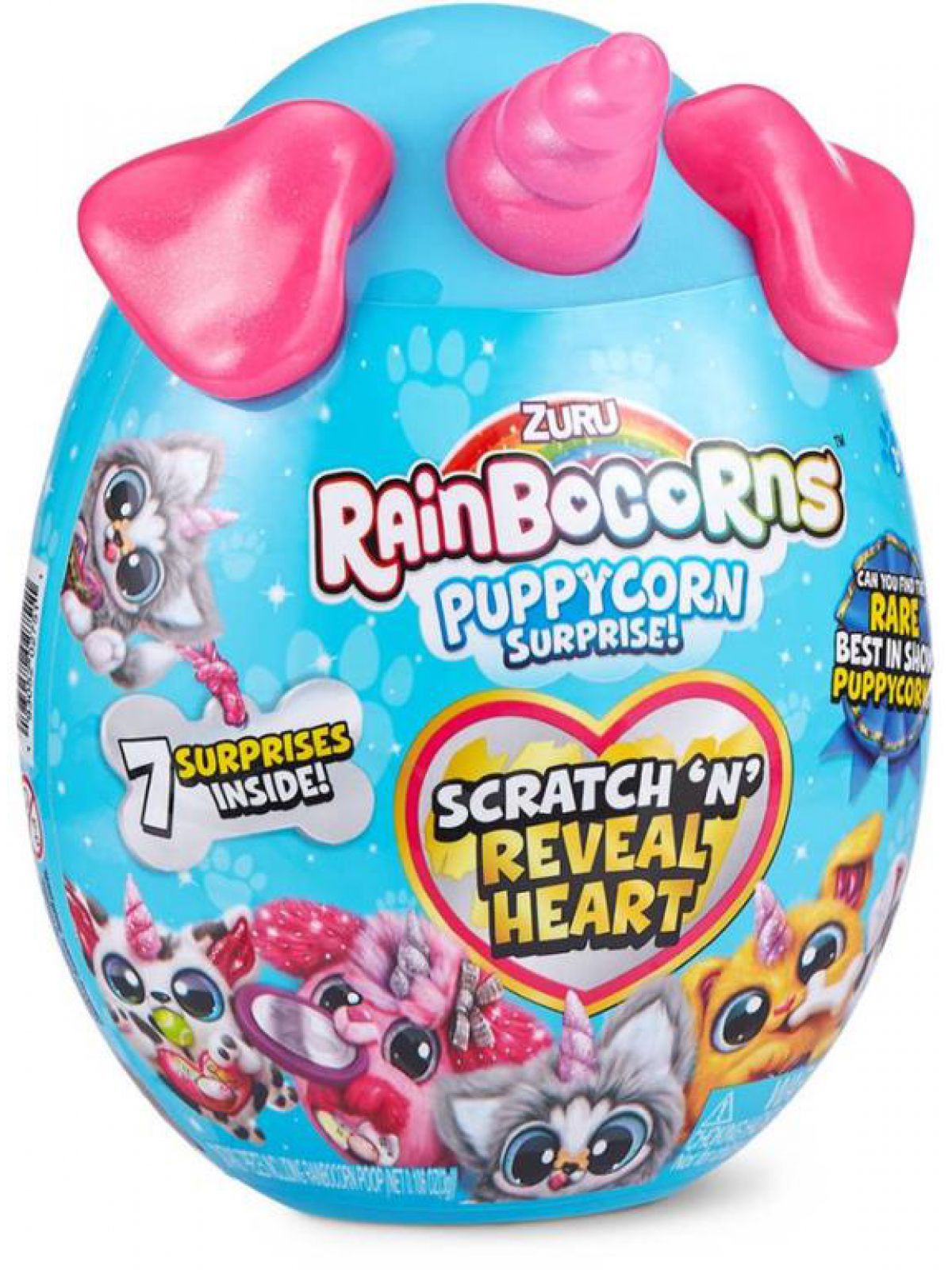 פאפיקורן כחול הפתעות Rainbocorns