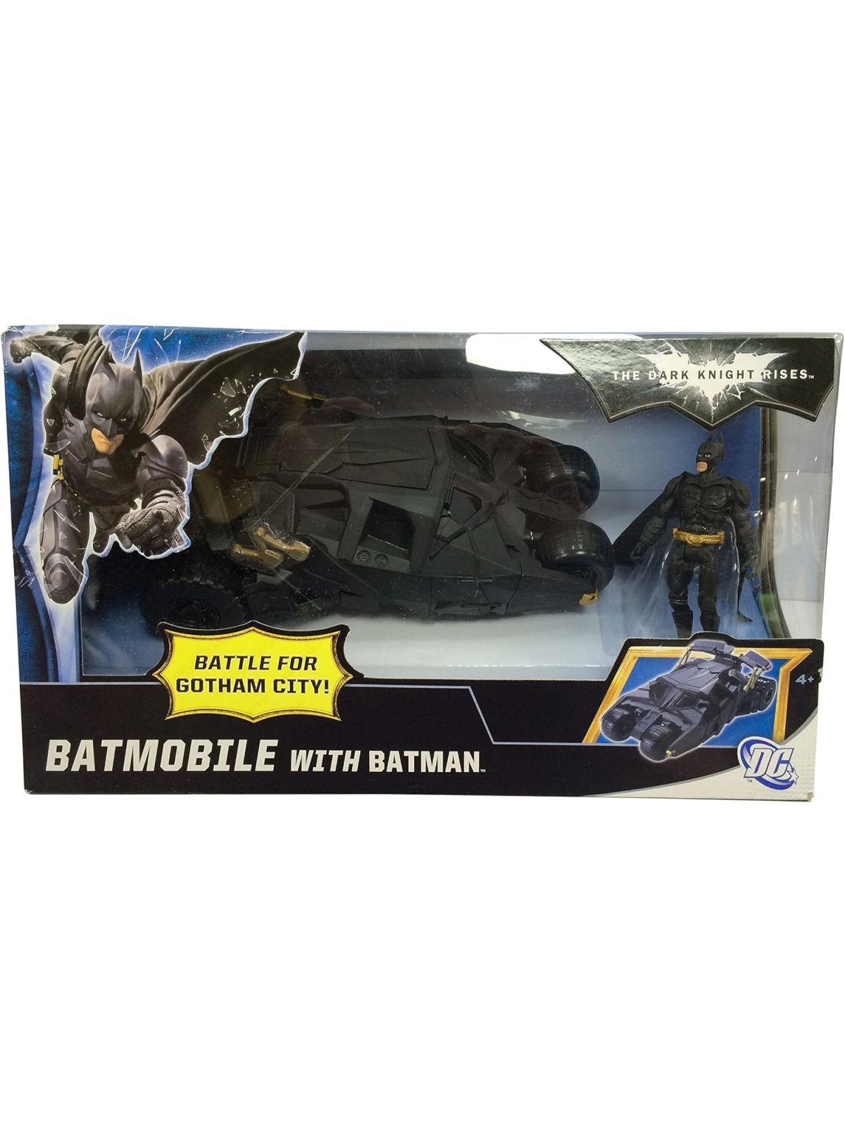 דמות באטמן + מכונית באטמוביל