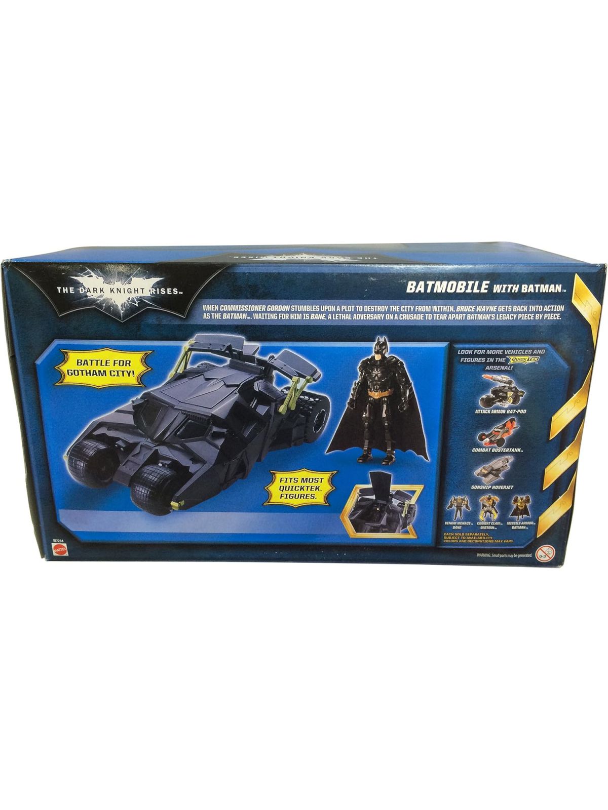 דמות באטמן + מכונית באטמוביל